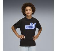 PUMA T-shirt con grafica Essentials Logo Lab dal taglio morbido per ragazzi, Abbigliamento, Nero, 7-8Y 7-8Y