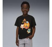 PUMA T-shirt con grafica Moody Cat II per bambini, Abbigliamento, Nero, 5-6Y 5-6Y