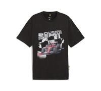 PUMA T-shirt con grafica Scuderia Ferrari Sportswear da uomo, Motorsport, Nero, XXL XXL
