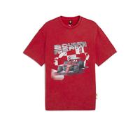 PUMA T-shirt con grafica Scuderia Ferrari Sportswear da uomo, Motorsport, Rosso Corsa, XL XL