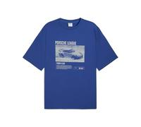 PUMA T-Shirt con Grafica x Porsche Legacy 2 da Uomo M, Clyde Royal Blue