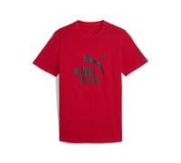 PUMA T-shirt con logo AC Milan KING da uomo, Accessori, Rosso, XL XL