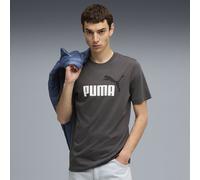 PUMA T-shirt con logo bicolore Essentials N. 1 da uomo, Abbigliamento, Dusky Grigio, S S
