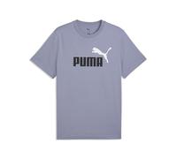 PUMA T-Shirt con Logo Bicolore Essentials N. 1 da Uomo M, Gray Sky