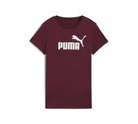 PUMA T-Shirt con Logo Ess N. 1 da Donna L, Ruby Shimmer Red