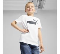 PUMA T-shirt con logo ESS N. 1 per bambini, Abbigliamento, Bianco, 5-6Y 5-6Y