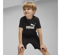 PUMA T-shirt con logo ESS N. 1 per bambini, Abbigliamento, Nero, 4-5Y 4-5Y