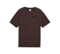 PUMA T-shirt con logo Essentials Elevated Cat dal taglio morbido da uomo, Accessori, Marrone, XL XL
