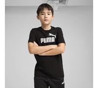 PUMA T-shirt con logo Essentials No. 1 colorato per ragazzi, Abbigliamento, Nero, 15-16Y 15-16Y
