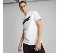 PUMA F1 Ess Logo Tee 180g, Magliette Uomo, PUMA White,