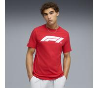 PUMA F1 Ess Logo Tee 180g T-Shirt, Pop Rosso, S Uomo
