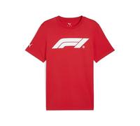 PUMA F1 Ess Logo Tee 180g T-Shirt, Pop Rosso, M Uomo
