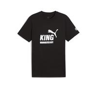 PUMA T-Shirt con Logo Manchester City King da Uomo S, Black