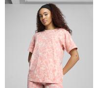 PUMA T-shirt con stampa integrale ESS NATURE 2.0 vestibilità comoda da donna, Abbigliamento, Alpine Snow, XS XS