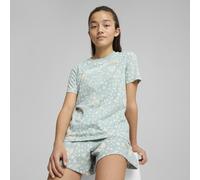 PUMA T-shirt con stampa integrale FLAMING LOVE per ragazzi, Abbigliamento, Modern Mint, 15-16Y 15-16Y