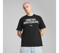 PUMA T-shirt Concept 2 Amsterdam dal taglio morbido da uomo, Abbigliamento, Nero, L L