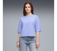 PUMA T-shirt cropped oversize WARDROBE ESS da donna, Abbigliamento, Viola, XL XL