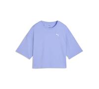 PUMA T-shirt cropped oversize WARDROBE ESS da donna, Abbigliamento, Viola, M M