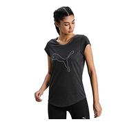 PUMA T-Shirt da Allenamento Performance Heather Cat Donna S Dark Gray Heather