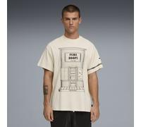 PUMA T-shirt da basket oversize Swish N' Ink II da uomo, Accessori, Bianco, M M