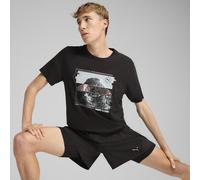 PUMA T-shirt da running GRAPHICS SEASONS da uomo, Abbigliamento, Nero, M M