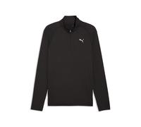 PUMA T-shirt da training con zip PWRTRAIN da uomo, Accessori, Nero, M M