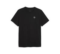PUMA T-Shirt da Uomo Essentials Elevated S, Black Warm White