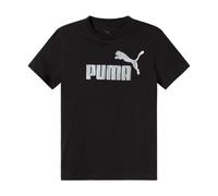 Puma T-Shirt Ess+ Textured Foil Big Logo Nera da Bambina 164 Nero