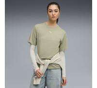 PUMA T-shirt ESS vestibilità comoda da donna, Abbigliamento, Verde, M M