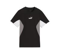 PUMA T-Shirt Essentials+ Block da Uomo 140, Black