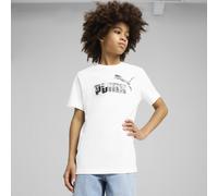 PUMA T-shirt Essentials Camo per ragazzi, Kids, Bianco, 7-8Y 7-8Y