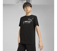 PUMA T-shirt Essentials Camo per ragazzi, Kids, Nero, 7-8Y 7-8Y