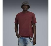 PUMA T-shirt Essentials Elevated dal taglio morbido da uomo, Abbigliamento, Rosso, XS XS