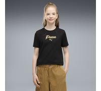 PUMA T-shirt Essentials Script Glitter per ragazzi, Accessori, Nero, 15-16Y 15-16Y
