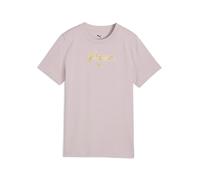 PUMA T-shirt Essentials Script Glitter per ragazzi, Accessori, Rosa, 11-12Y 11-12Y