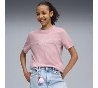 PUMA T-shirt Essentials Script per ragazzi, Abbigliamento, Rosa, 15-16Y 15-16Y