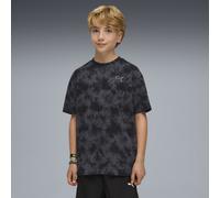 PUMA T-shirt Essentials Tie-Dye dal taglio morbido per ragazzi, Abbigliamento, Nero, 7-8Y 7-8Y