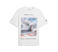 PUMA T-Shirt F1® Tyre dal Taglio Morbido da Uomo M, White