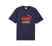 PUMA T-Shirt Future.PUMA.Archive King dal Taglio Morbido Unisex XXS, Deep Plum Purple