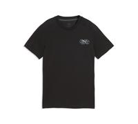 PUMA T-shirt grafica Active Sports per ragazzi, Accessori, Nero, 9-10Y 9-10Y