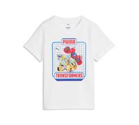 T-shirt grafica per bambini PUMA x TRANSFORMERS, Abbigliamento, Bianco, 6-7Y 6-7Y