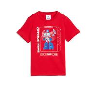 T-shirt grafica per bambini PUMA x TRANSFORMERS, Abbigliamento, Rosso, 2-3Y 2-3Y