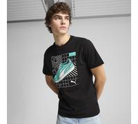 PUMA T-shirt grafica Sneaker da uomo, Abbigliamento, Nero, 48-50 48-50