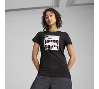 PUMA T-shirt GRAPHICS da donna, Abbigliamento, Nero, S S