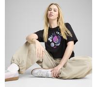 PUMA T-shirt GRAPHICS Fruity da donna, Abbigliamento, Nero, XS XS