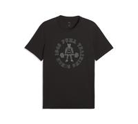 PUMA T-shirt Graphics Training da uomo, Abbigliamento, Nero, L L