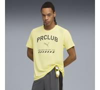 PUMA T-shirt in mesh con grafica RUN CLUB da uomo, Abbigliamento, Giallo, XS XS