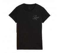 PUMA Ess Script Tee, Magliette Unisex - Adulto, PUMA Black, XS