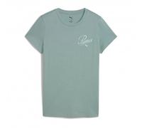 Puma T-Shirt Logo Piccolo Salvia Donna XS