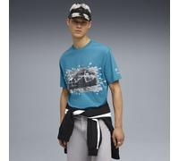 PUMA T-shirt monocromatica con grafica BMW M Motorsport da uomo, Abbigliamento, Tropical Blu, L L